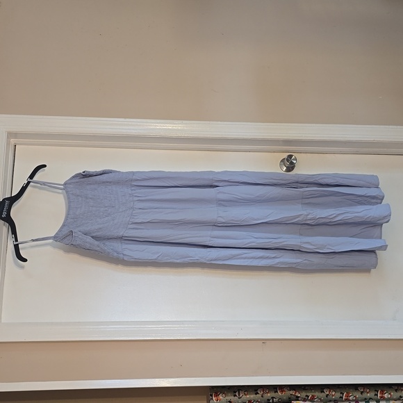 PRETTY GARDEN, long summer dress, size XL, blue color - Picture 1 of 10